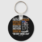 ベトナム退役軍人ザ最高のアメリカ誇りを持ったTシャツ キーホルダー (正面)