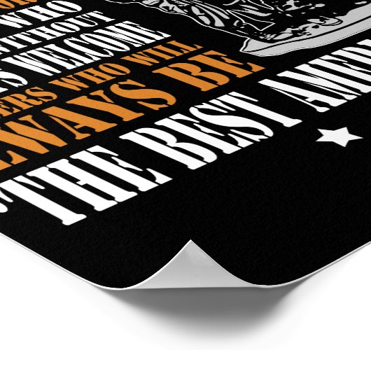 ベトナム退役軍人ザ最高のアメリカ誇りを持ったTシャツ ポスター (角)