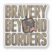 ベトナム退役軍人デー愛国米国アメリカ国旗 シール (正面)