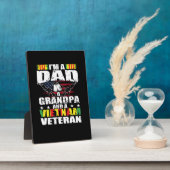 ベトナム退役軍人パパ フォトプラーク (側面)