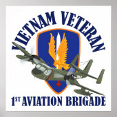 ベトナム退役軍人モホーク ポスター (正面)