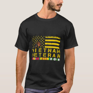 ベトナム退役軍人動揺してアメリカ国旗178 Tシャツ