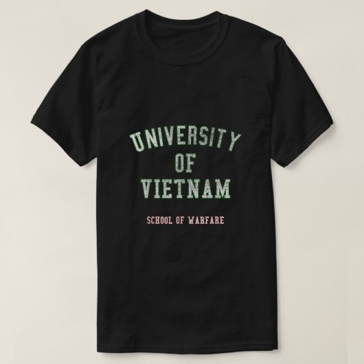 ベトナム退役軍人大学ベトナムスクール Tシャツ (デザイン正面)