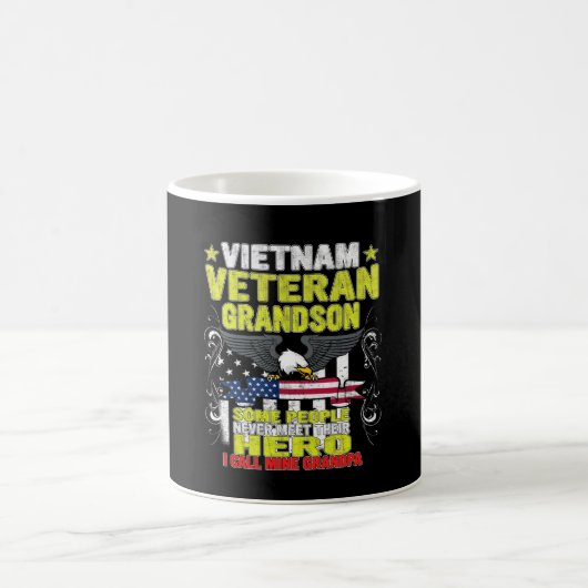 ベトナム退役軍人孫 コーヒーマグカップ (中央)