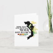 ベトナム退役軍人戦争を見た人々 カード (正面)