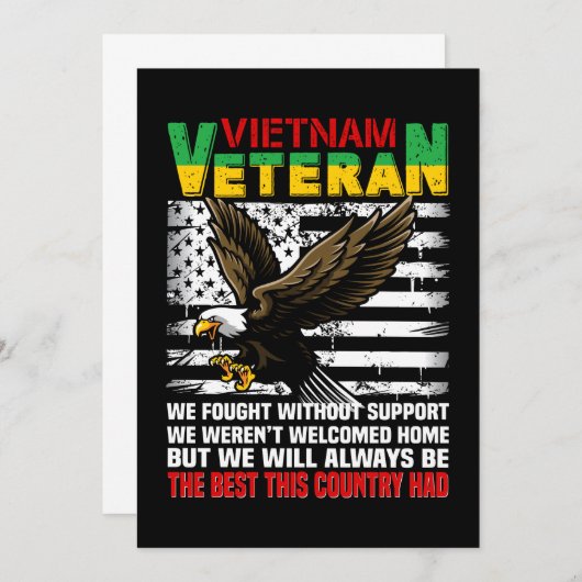 ベトナム退役軍人私たちはずっ最高のとこのCO セーブザデート (正面/裏面)