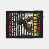 ベトナム退役軍人私たちはずっ最高のとこのCO フリースブランケット (正面(横))