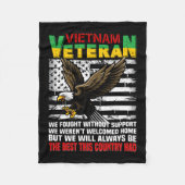 ベトナム退役軍人私たちはずっ最高のとこのCO フリースブランケット (正面)