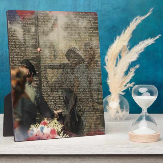 ベトナム退役軍人記念館 フォトプラーク (側面)