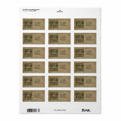 ベトナム退役軍人軍隊 ラベル (フルシート)