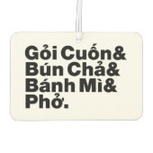 ベトナム通り食品 カーエアーフレッシュナー (裏面)