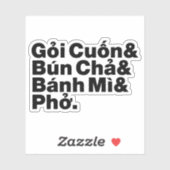 ベトナム通り食品 シール (シート)