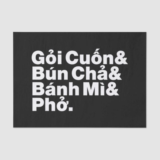 ベトナム通り食品 薄葉紙 (正面)