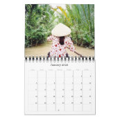 ベトナム2026 カレンダー (1月 2026)