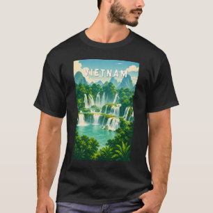 ベトナム イラスト 旅行 アート ヴィンテージ Tシャツ
