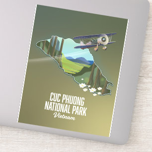 ベトナム クックフォン国立公園 マップ シール