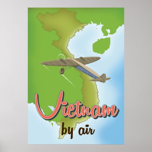 ベトナム ビンテージ 旅行ポスター ポスター (正面)