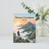 ベトナム ファンシーパン山 ポストカード (スタンド正面)
