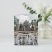 ベトナム、フエ墓地の墓 ポストカード (スタンド正面)