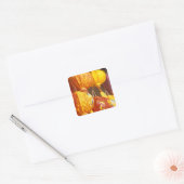 ベトナム、ホイアン大きな提灯、お土産 スクエアシール (封筒)