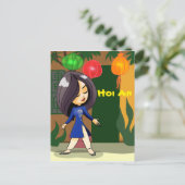 ベトナム，ホイアン ポストカード (スタンド正面)