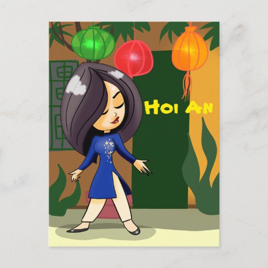ベトナム，ホイアン ポストカード (正面)