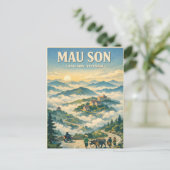 ベトナム ランソン マウソン山の旅 ポストカード (スタンド正面)