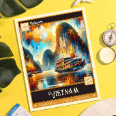 ベトナム |ヴィンテージ絵を描ー ポストカード