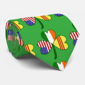 ベトナム(南)アメリカ合衆国アイルランド国旗 ネクタイ (ロール)