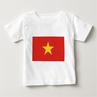 ベトナム- Quốcのkỳ Việt Namの旗 ベビーTシャツ
