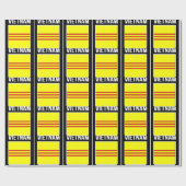 ベトナムCờのvàngのBaのsọcのđỏの共和国の旗 ラッピングペーパー (フラット)