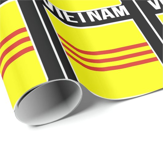 ベトナムCờのvàngのBaのsọcのđỏの共和国の旗 ラッピングペーパー (ロールコーナー)