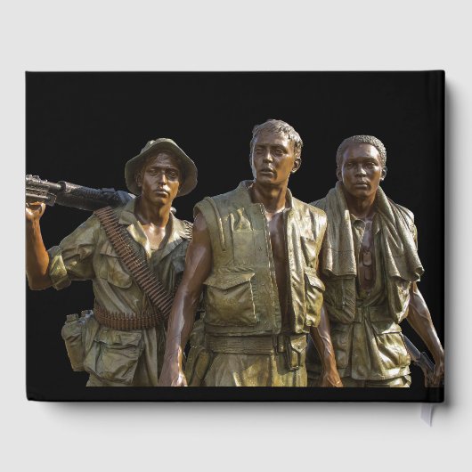 ベトパーソナライズされたナム記念像招待帳 ゲストブック (裏面)