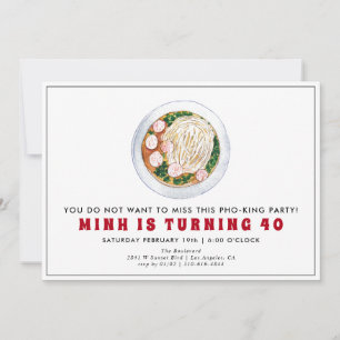 ベトモダンナムởPhth Birthday招待状