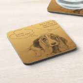 ベトユーモアのあるナム中国のドッグイヤーSコースター コースター (左側)