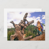 ベト中国のナムのダラットでアート ポストカード (正面/裏面)