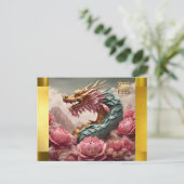 ベト中国のナム新年ドラゴン2024 HPostC シーズンポストカード (スタンド正面)