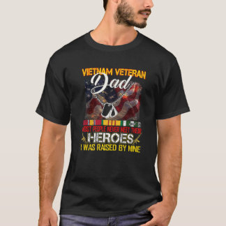 ベト誇りを持ったナム退役軍人のパパ息子の娘 Tシャツ