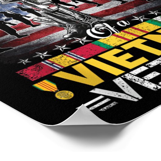 ベト誇りを持ったナム退役軍人の兄弟 – ありがとう ポスター (角)