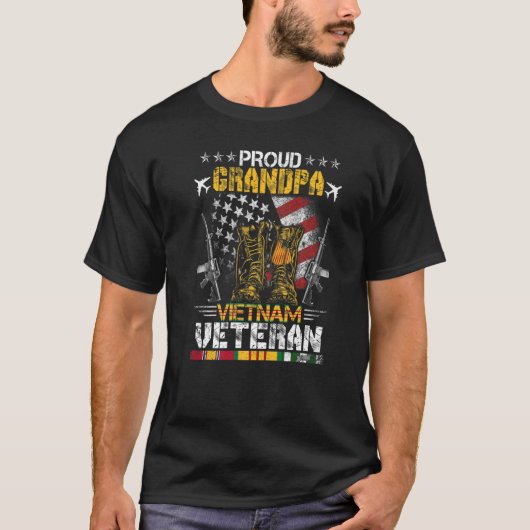 ベト誇りを持ったナム退役軍人米国国旗誇りを持ったVe Tシャツ (正面)