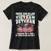 ベト誇りを持ったナム退役軍人軍のMens Son-In-Law Tシャツ (デザイン正面)
