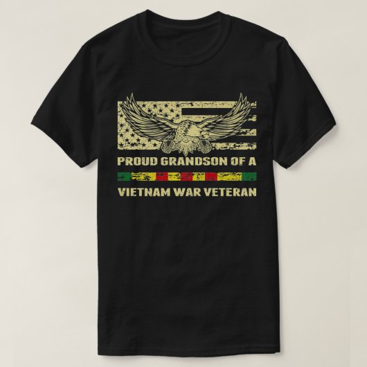 ベト誇りを持ったナム退役軍人軍隊ベールの孫 Tシャツ (デザイン正面)