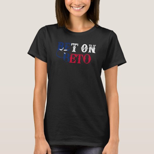 ベト・オルケテキサス州県知事選2022にベット Tシャツ (正面)