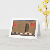 ベドウィンの家の挨拶状 カード (黄色い花)