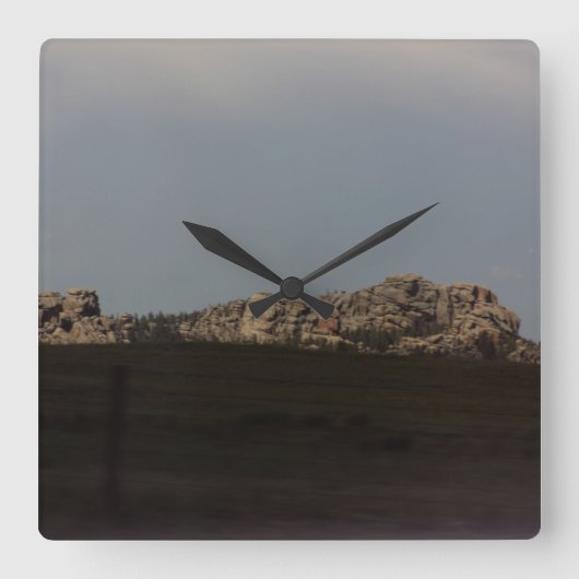 ベドウー時計 スクエア壁時計 (正面)