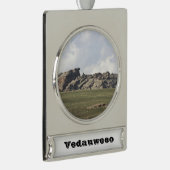 ベドウー シルバープレートバナーオーナメント (右)