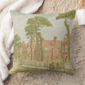 ベドフォード公園1882年の眺め(色のlitho) クッション (ブランケット)