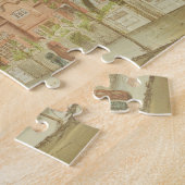 ベドフォード公園1882年の眺め(色のlitho) ジグソーパズル (側面)