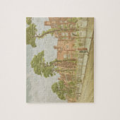 ベドフォード公園1882年の眺め(色のlitho) ジグソーパズル (縦)