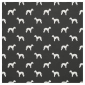 ベドリントテリア犬黒犬 ファブリック (見本)